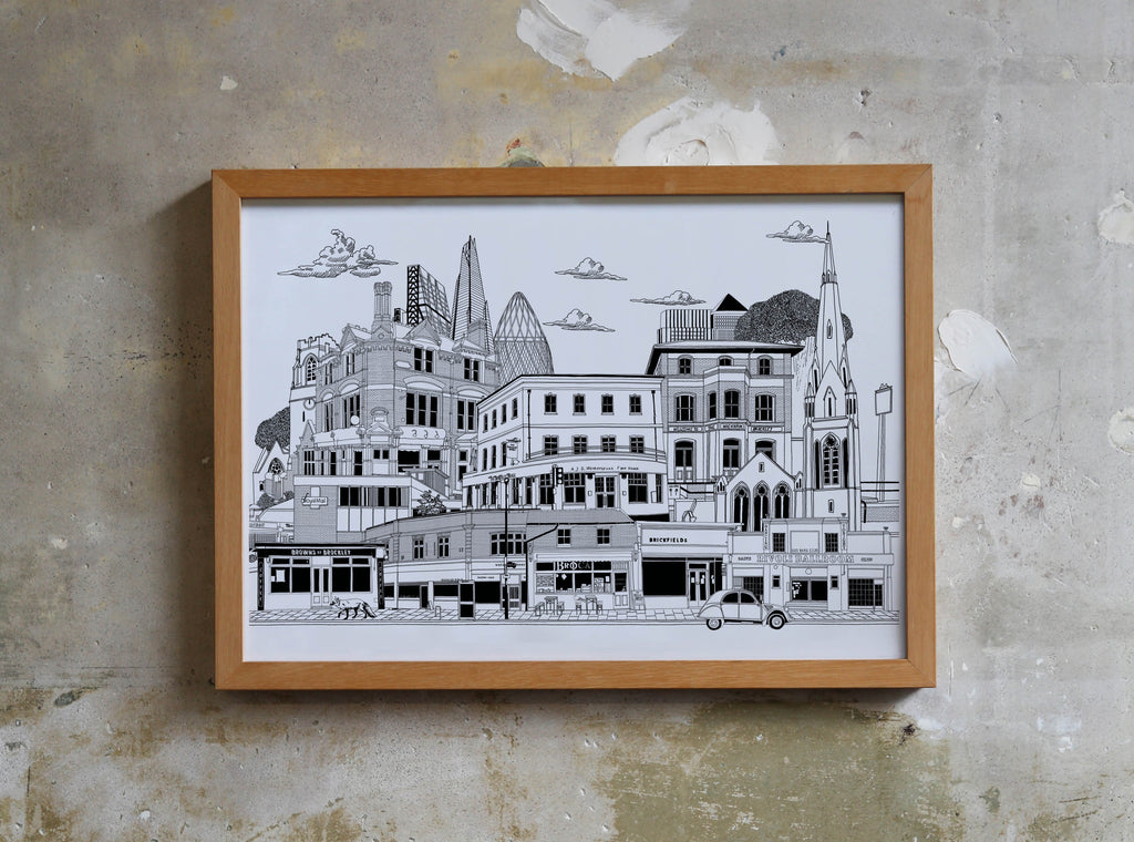 Latest Print Brockley Cityscape