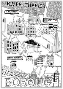 Brough Market Stylised Map