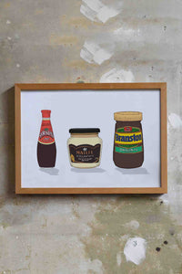 Pantry Condiments Print