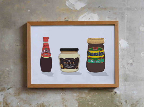Pantry Condiments Print