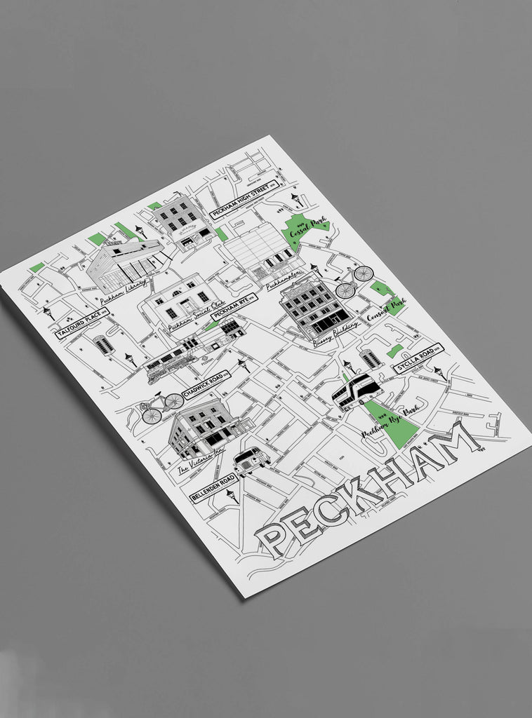 Peckham Map – The London Gift Shop
