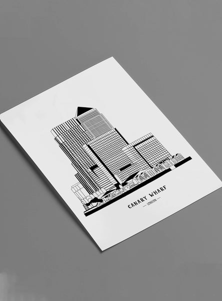 Canary Wharf Drawing