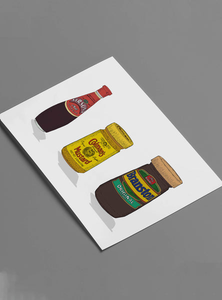 Pantry Condiments Print