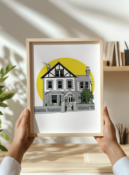 Personalised drawing of Your Home