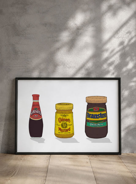 Pantry Condiments Print