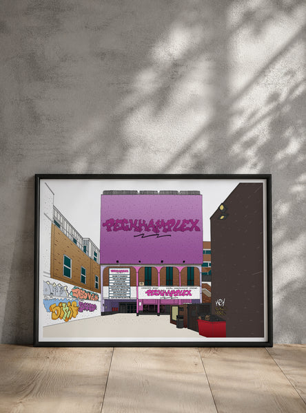 Peckhamplex Cinema Illustration Print