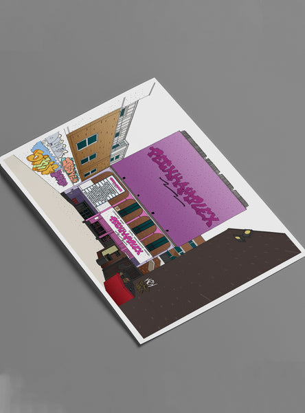 Peckhamplex Cinema Illustration Print