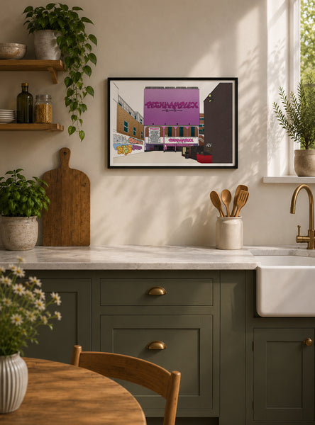 Peckhamplex Cinema Illustration Print