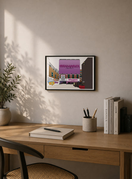 Peckhamplex Cinema Illustration Print