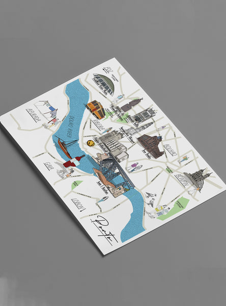 Porto Map Print