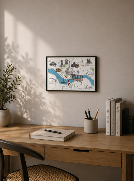 Porto Map Print