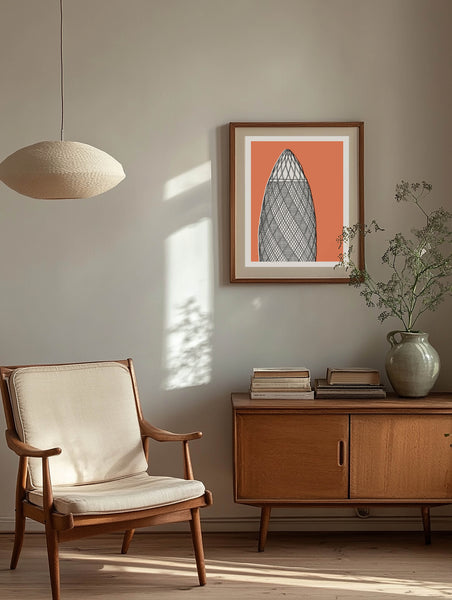 The Gherkin Screen Print