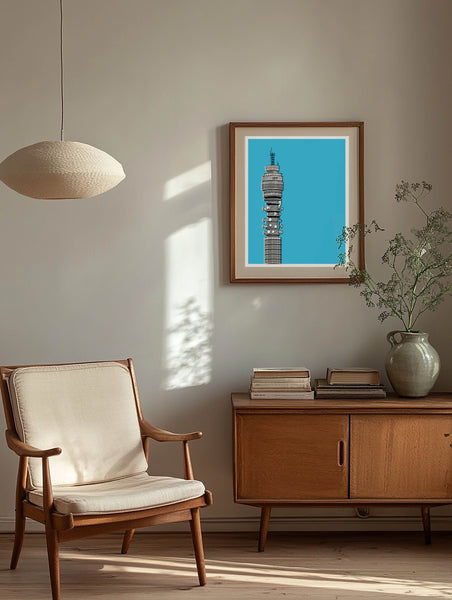 BT Tower Screen Print