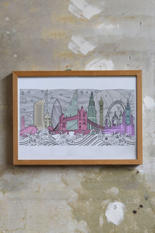 London Skyline Scene